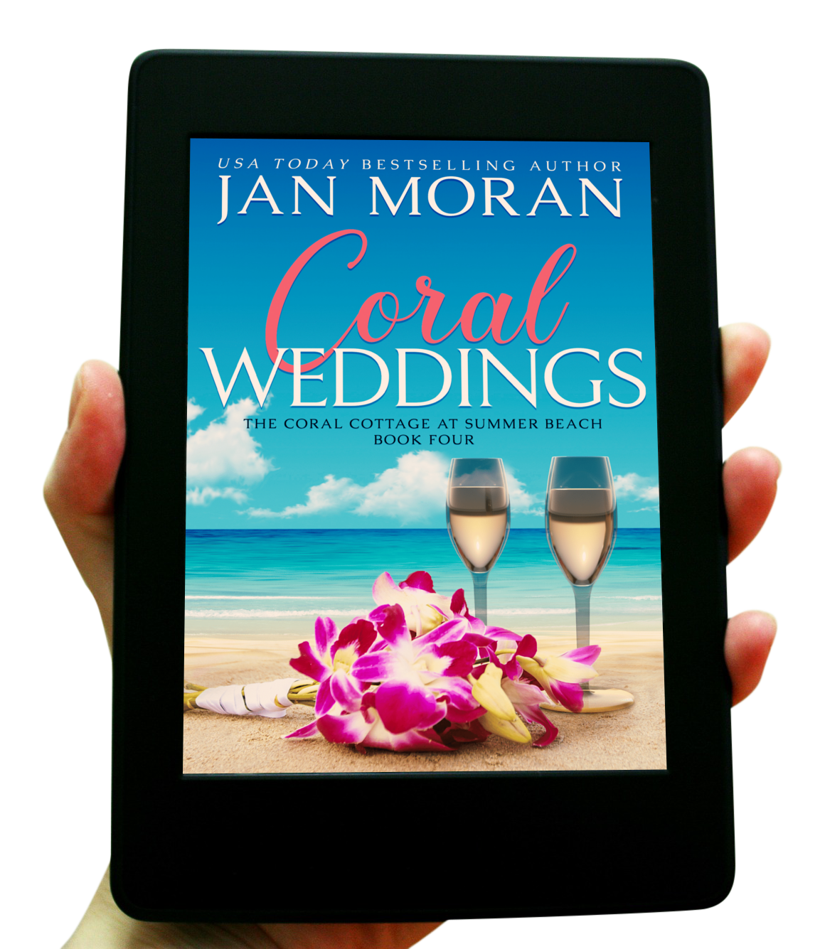 Coral Weddings Audiobook by Jan Moran, Clean, Wholesome, Women's Fiction, small town, Jan Moran, beach reads, clean, wholesome, clean romance, beach reads ebook, beach reads paperback, Mary Kay Andrews, Debbie Macomber, dating, beach saga, summer read, vacation, women, dating, love, romance, romantic, chick lit, fun, womens fiction, beach, holiday, friendship, relationships, California, Elin Hilderbrand, Mary Alice Monroe