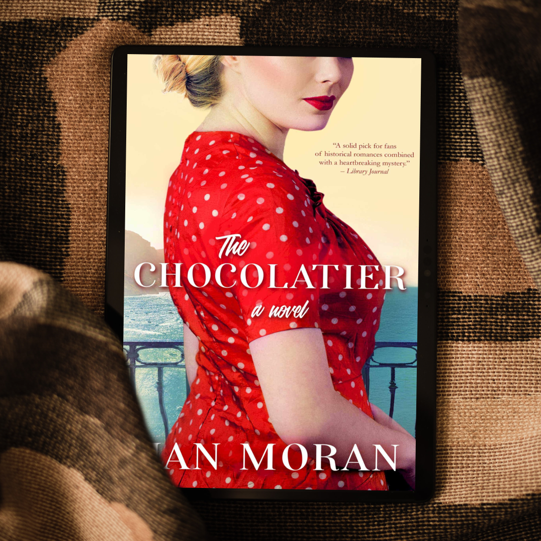 The Chocolatier Ebook by Jan Moran, historical, Jan Moran, family life, family saga, love stories, travel, friendship, best friends, lovers, relationships, single women, falling in love, womens fiction luxury, strong female lead, strong female protagonist, Lake Como, Italy, Audrey Hepburn, chocolate, Napa Valley, wine, 20th century, womens fiction, Danielle Steel, Beatriz Williams, Lauren Willig, Fiona Davis, heart-warming