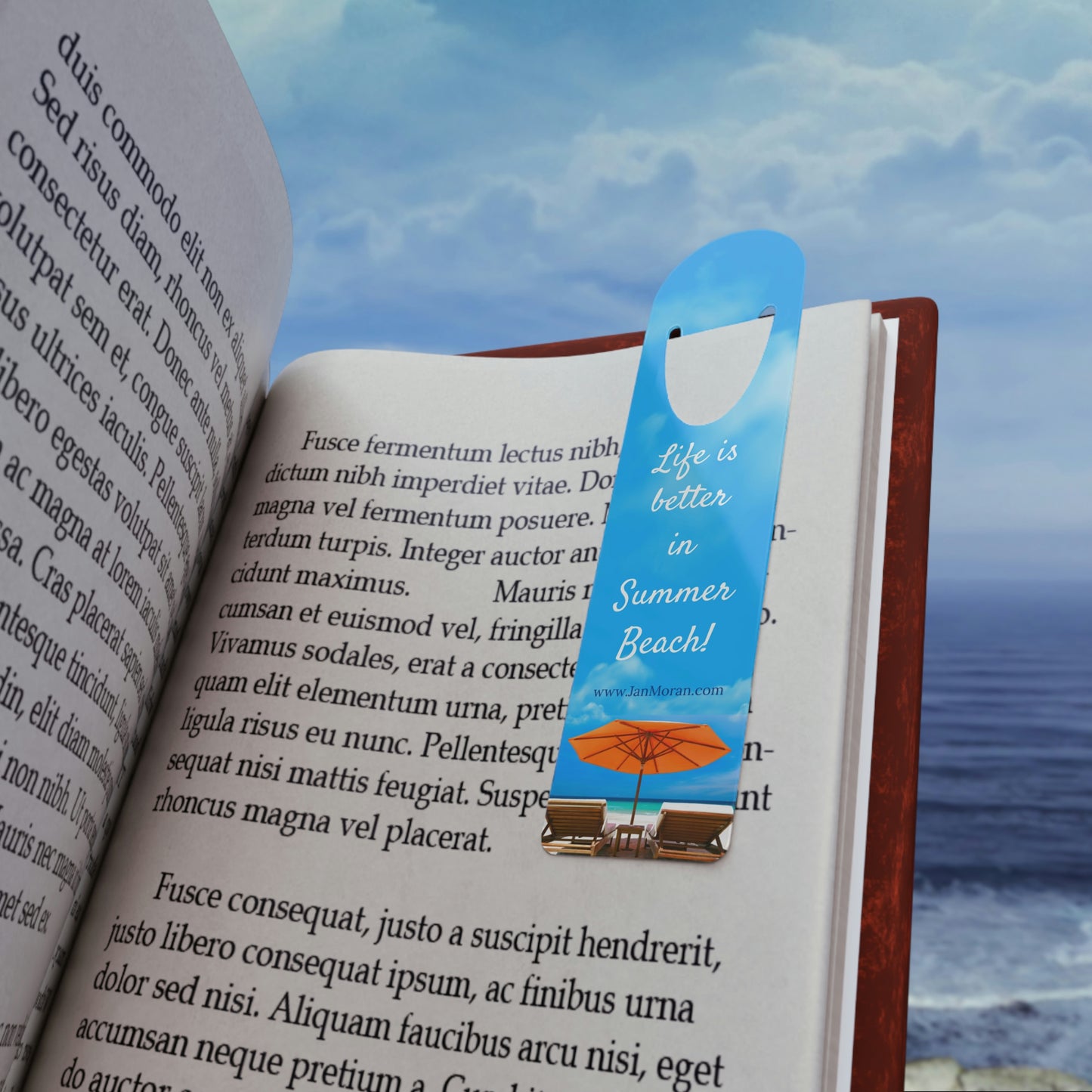 Seabreeze Inn Bookmark - Life is better in Summer Beach!