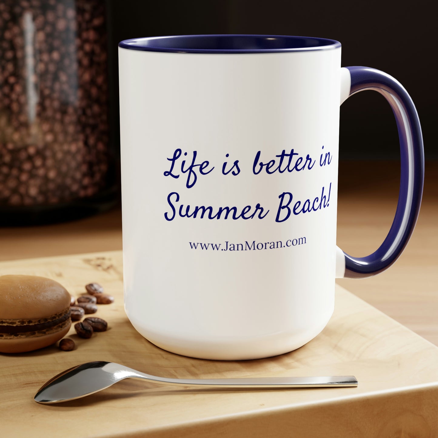 Seabreeze Inn Coffee Mug, 15oz - Life is better in Summer Beach!