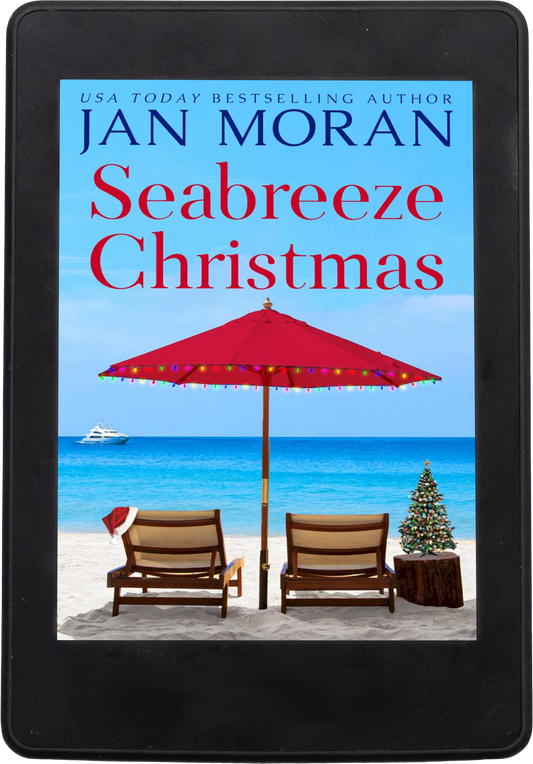 Seabreeze Christmas Ebook Jan Moran Holiday Book, Clean and Wholesome, Women's Fiction, small town, Jan Moran, beach reads, clean, wholesome, clean romance, beach reads ebook, beach reads paperback, Mary Kay Andrews, Debbie Macomber, dating, beach saga, summer read, vacation, women, dating, love, romance, romantic, chick lit, fun, womens fiction, beach, holiday, friendship, relationships, California, Elin Hilderbrand, Mary Alice Monroe
