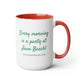 Java Beach Coffee Mug, 15oz - Every morning is a party at Java Beach!